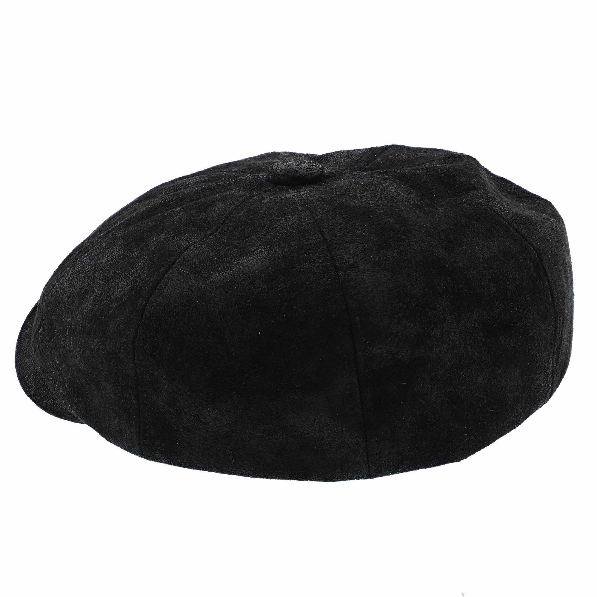 Stetson Birmingham Weathered Leather Newsboy Cap 11 Stetson Birmingham Weathered Leather Newsboy Cap - Image 9