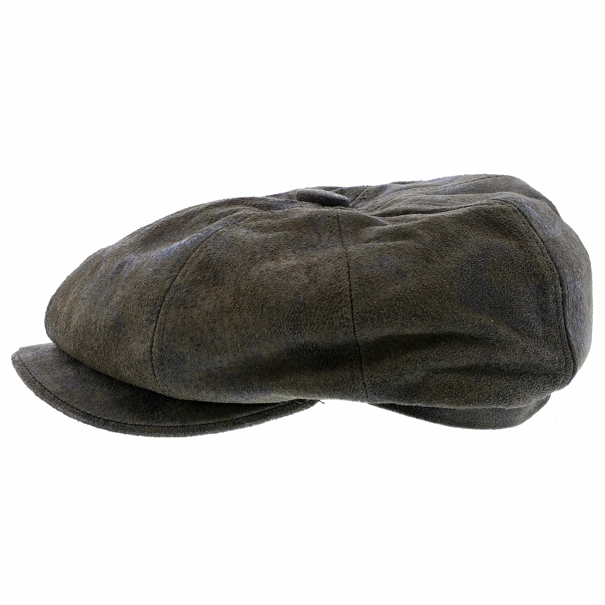 Stetson Birmingham Weathered Leather Newsboy Cap 19 Stetson Birmingham Weathered Leather Newsboy Cap - Image 17