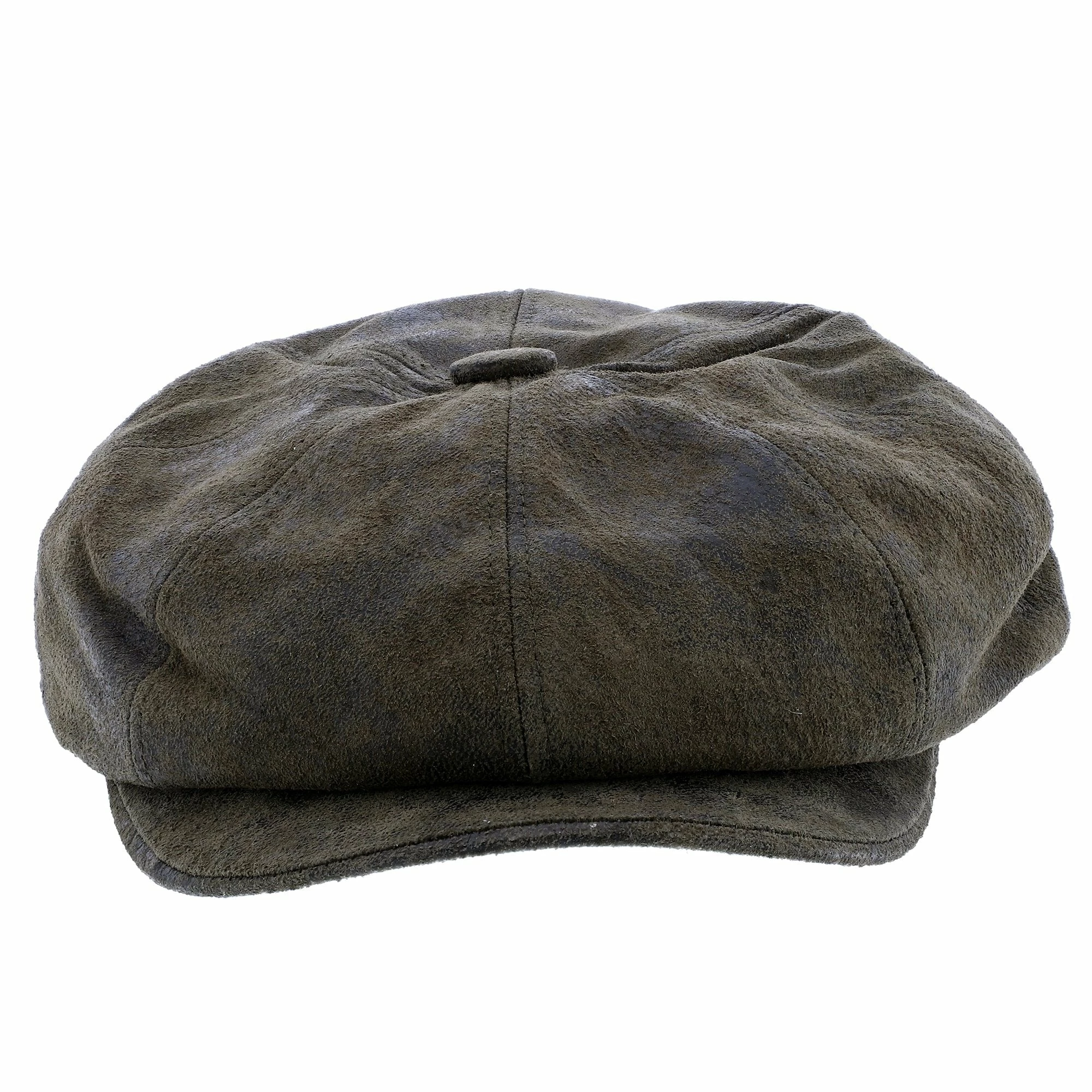 Stetson Birmingham Weathered Leather Newsboy Cap 22 Stetson Birmingham Weathered Leather Newsboy Cap - Image 20