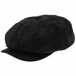 Stetson Birmingham Weathered Leather Newsboy Cap