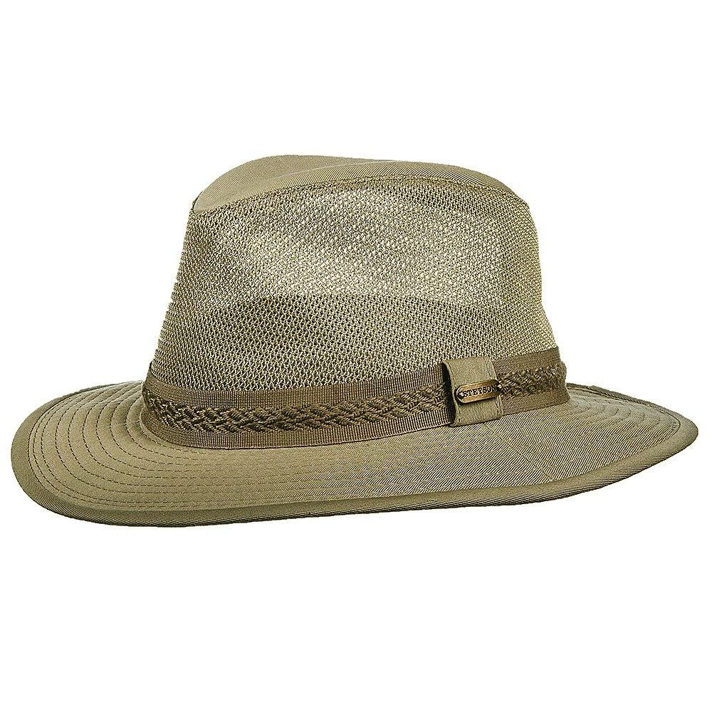 Stetson Tag Along Garmet Washed Twill Mesh Safari Hat 4 Stetson Tag Along Garmet Washed Twill Mesh Safari Hat - Image 2