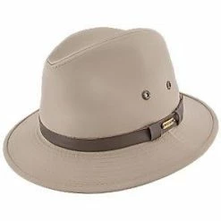 Gable - Stetson Khaki Cotton Blend Water Repellent Safari Hat - STC61