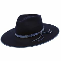 Hardrock B - Stetson Wool Felt Fedora Hat -fashionablehats Sales Shop stetson wide brim hardrock b stetson wool felt fedora hat hat 17078616359052
