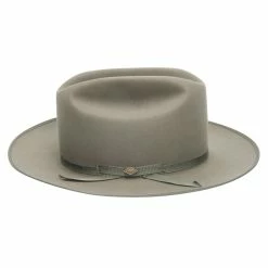 Pure Open Road - Stetson Beaver Fur Felt Fedora Hat -fashionablehats Sales Shop tfprorb0526 phantom grey 3