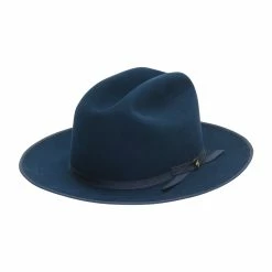 Pure Open Road - Stetson Beaver Fur Felt Fedora Hat -fashionablehats Sales Shop tfprorb0526 true blue 0 51716214 c6ff 41a3 94d9 9184e9854630