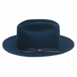 Pure Open Road - Stetson Beaver Fur Felt Fedora Hat -fashionablehats Sales Shop tfprorb0526 true blue 2