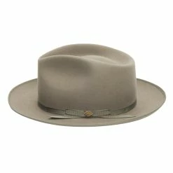 Pure Stratoliner - Stetson Beaver Fur Felt Fedora Hat 26 Pure Stratoliner - Stetson Beaver Fur Felt Fedora Hat -fashionablehats Sales Shop tfprstb1024 phantom grey 2