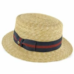 Classic - Walrus Hats Natural Straw Boater Hat - H7005 -fashionablehats Sales Shop walrus hats boater classic walrus hats natural straw boater hat h7005 hat 16524400623756