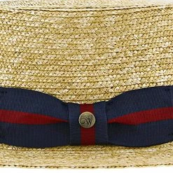 Classic - Walrus Hats Natural Straw Boater Hat - H7005 -fashionablehats Sales Shop walrus hats boater classic walrus hats natural straw boater hat h7005 hat 16524400656524