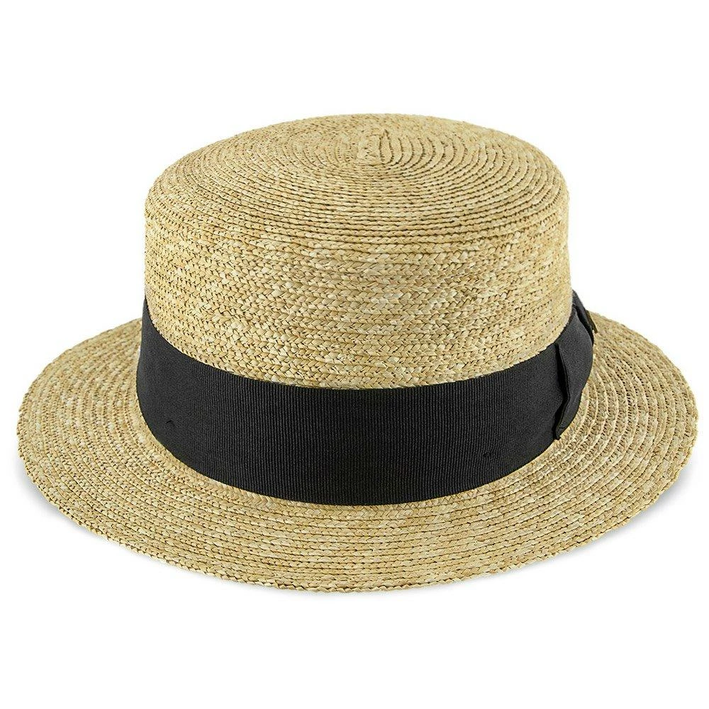 Voyage - Walrus Hats Natural Straw Boater Hat - H7006 5 Voyage - Walrus Hats Natural Straw Boater Hat - H7006 - Image 3
