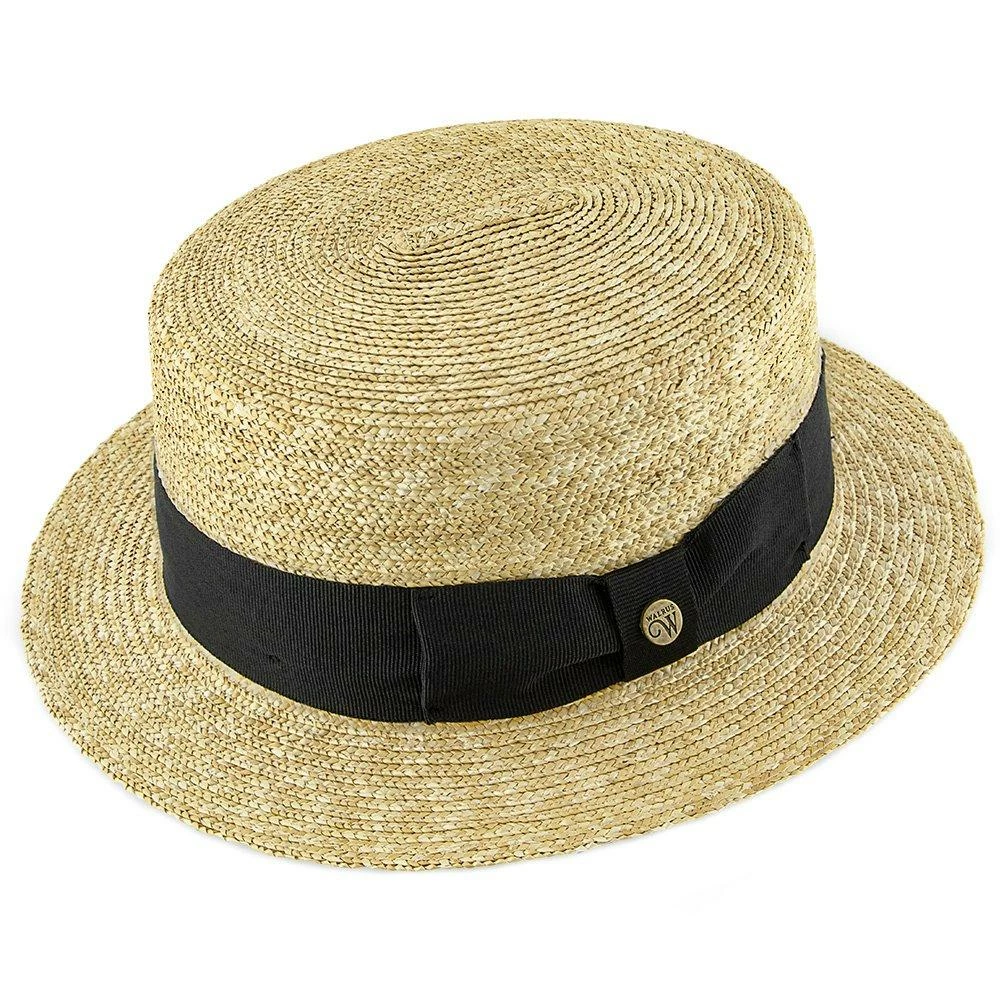 Voyage - Walrus Hats Natural Straw Boater Hat - H7006 4 Voyage - Walrus Hats Natural Straw Boater Hat - H7006 - Image 2