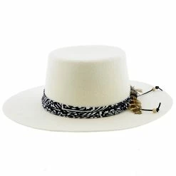 West Coast - Walrus Hats White Wool Felt Bolero Hat -fashionablehats Sales Shop walrus hats bolero white one size fits most west coast walrus hats white wool felt bolero hat hat 17284449796236