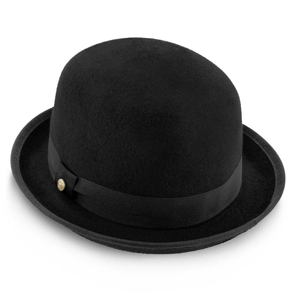 The Legend - Walrus Hats Black Wool Felt Bowler Hat - H7003 6 The Legend - Walrus Hats Black Wool Felt Bowler Hat - H7003 - Image 4