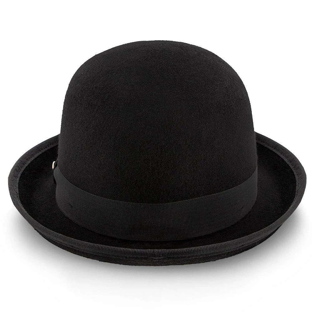 The Legend - Walrus Hats Black Wool Felt Bowler Hat - H7003 7 The Legend - Walrus Hats Black Wool Felt Bowler Hat - H7003 - Image 5