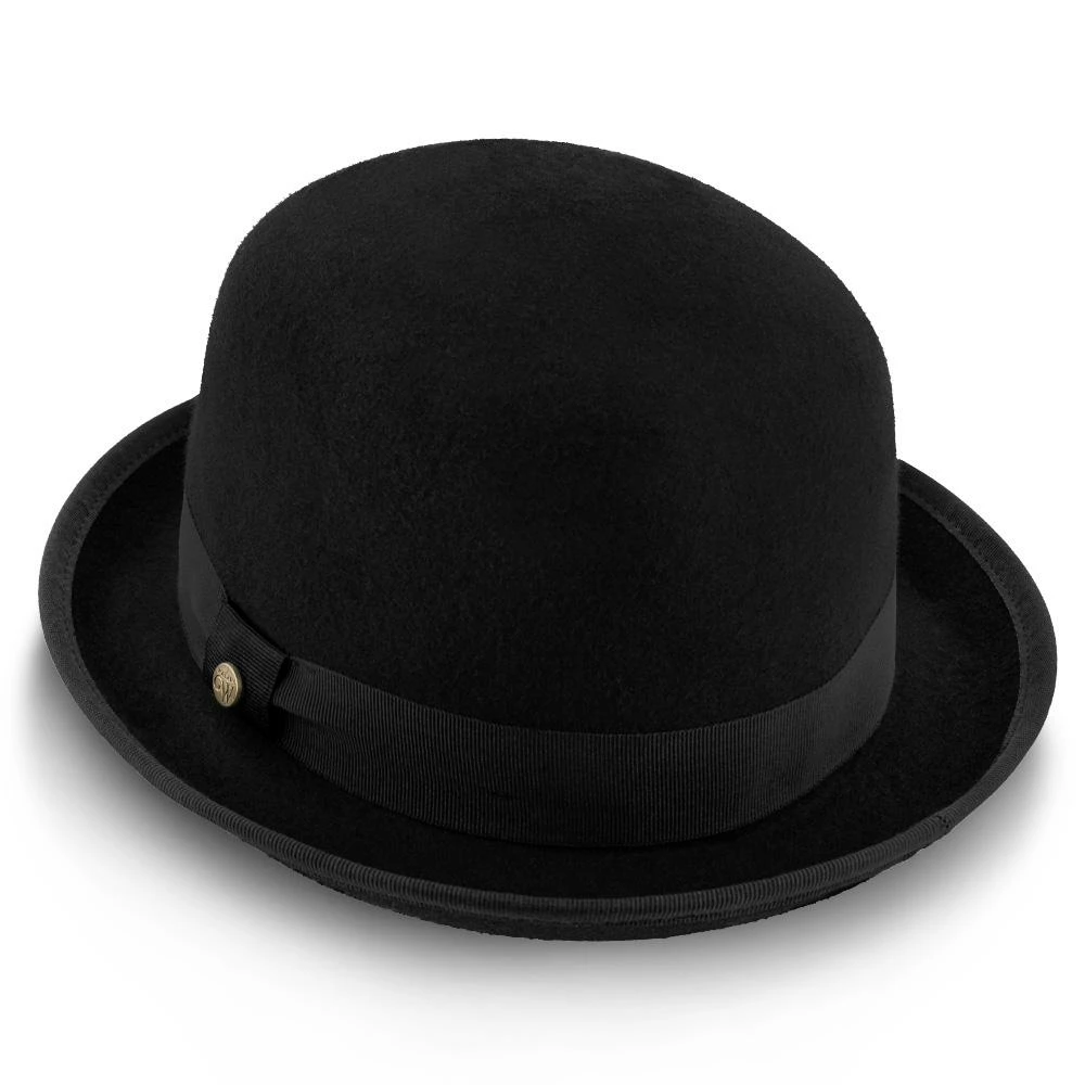 The Legend - Walrus Hats Black Wool Felt Bowler Hat - H7003 8 The Legend - Walrus Hats Black Wool Felt Bowler Hat - H7003 - Image 6