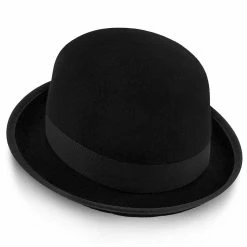 The Legend - Walrus Hats Black Wool Felt Bowler Hat - H7003 24 The Legend - Walrus Hats Black Wool Felt Bowler Hat - H7003 -fashionablehats Sales Shop walrus hats derby the legend walrus hats black wool felt bowler hat h7003 hat 16524398035084