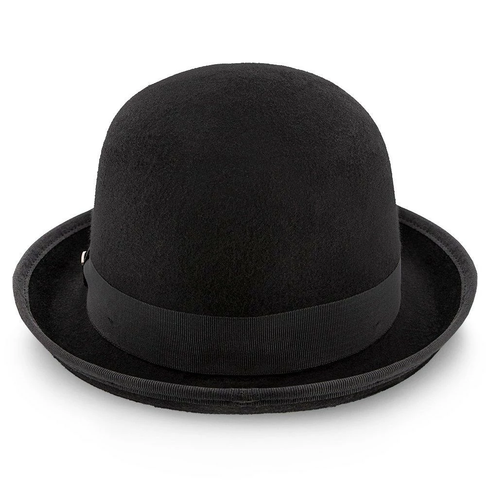 The Legend - Walrus Hats Black Wool Felt Bowler Hat - H7003 13 The Legend - Walrus Hats Black Wool Felt Bowler Hat - H7003 - Image 11