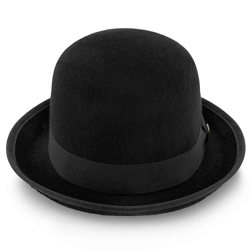 The Legend - Walrus Hats Black Wool Felt Bowler Hat - H7003 15 The Legend - Walrus Hats Black Wool Felt Bowler Hat - H7003 - Image 13