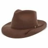 Parker - Walrus Hats Wool Fedora Hat -fashionablehats Sales Shop walrus hats fedora camel large parker walrus hats wool fedora hat hat 16711284129932