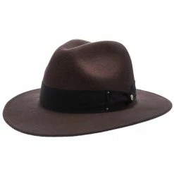 Empire - Walrus Hats Grey Wool Felt Fedora Hat - H7001 -fashionablehats Sales Shop walrus hats fedora empire walrus hats grey wool felt fedora hat h7001 hat 16524395053196