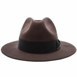 Empire - Walrus Hats Grey Wool Felt Fedora Hat - H7001 -fashionablehats Sales Shop walrus hats fedora empire walrus hats grey wool felt fedora hat h7001 hat 16524395249804