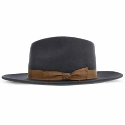 Jetsetter - Walrus Hats Grey Center Dent Wool Felt Fedora Hat -fashionablehats Sales Shop walrus hats fedora jetsetter walrus hats grey center dent wool felt fedora hat hat 16713379479692