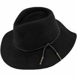 Monterey - Walrus Hats Light Brown Wool Felt Wide Brim Fedora Hat - H7010