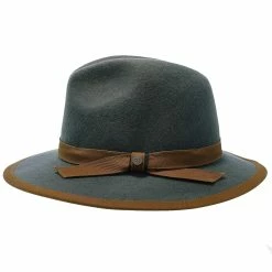 Pinnacle - Walrus Hats Sage Wool Felt Fedora Hat - H7022 -fashionablehats Sales Shop walrus hats fedora pinnacle walrus hats sage wool felt fedora hat h7022 hat 17260475318412