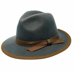 Pinnacle - Walrus Hats Sage Wool Felt Fedora Hat - H7022 -fashionablehats Sales Shop walrus hats fedora pinnacle walrus hats sage wool felt fedora hat h7022 hat 17260590563468