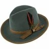 Pinnacle - Walrus Hats Sage Wool Felt Fedora Hat - H7022 -fashionablehats Sales Shop walrus hats fedora sage medium pinnacle walrus hats sage wool felt fedora hat h7022 hat 16524420481164