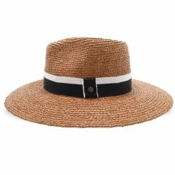 South Beach - Walrus Hats Natural Raffia Straw Fedora Hat -fashionablehats Sales Shop walrus hats fedora walrus hats natural raffia straw fedora hat w black white band hat 16700233744524