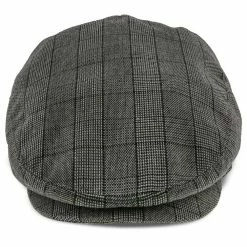 Director - Walrus Hats Grey Plaid Polyester Ivy Cap -fashionablehats Sales Shop walrus hats ivy director walrus hats grey plaid polyester ivy cap hat 16524496765068
