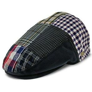 Patchwork - Walrus Hats Navy Plaid Patchwork Polyester Kids Ivy Cap (Toddler, Boys, Youth) 3 Patchwork - Walrus Hats Navy Plaid Patchwork Polyester Kids Ivy Cap (Toddler, Boys, Youth)