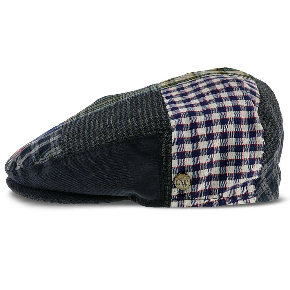 Patchwork - Walrus Hats Navy Plaid Patchwork Polyester Kids Ivy Cap (Toddler, Boys, Youth) 6 Patchwork - Walrus Hats Navy Plaid Patchwork Polyester Kids Ivy Cap (Toddler, Boys, Youth) - Image 4