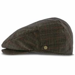 The Fairway - Walrus Hats Brown/Red Plaid Polyester Ivy Cap 17 The Fairway - Walrus Hats Brown/Red Plaid Polyester Ivy Cap -fashionablehats Sales Shop walrus hats ivy the fairway walrus hats brown red plaid polyester ivy cap hat 16524494602380