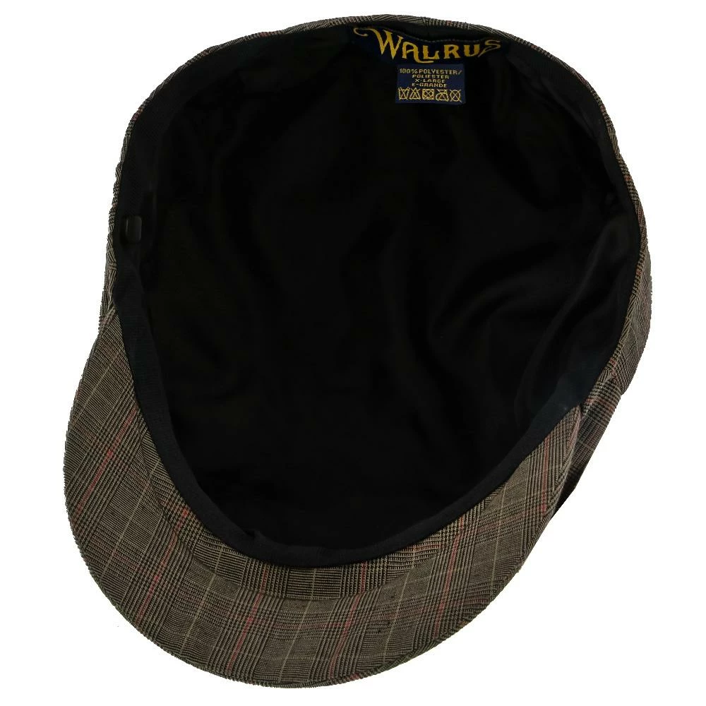 The Fairway - Walrus Hats Brown/Red Plaid Polyester Ivy Cap 10 The Fairway - Walrus Hats Brown/Red Plaid Polyester Ivy Cap - Image 8