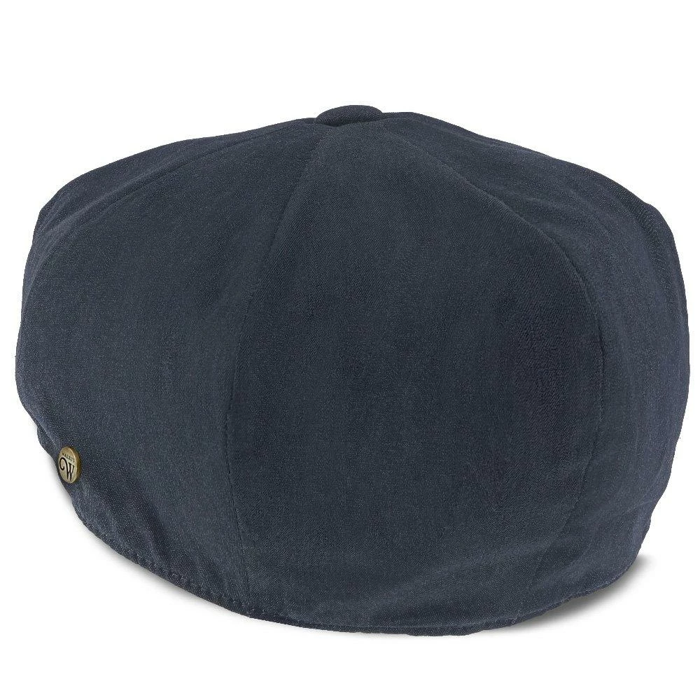 Denim Eight - Walrus Hats Navy Cotton 8 Panel Newsboy Cap 8 Denim Eight - Walrus Hats Navy Cotton 8 Panel Newsboy Cap - Image 6