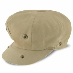 Hampton - Walrus Hats Sand Linen 8 Panel Newsboy Cap -fashionablehats Sales Shop walrus hats newsboy hampton walrus hats sand linen 8 panel newsboy cap hat 16524486672524