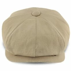 Hampton - Walrus Hats Sand Linen 8 Panel Newsboy Cap -fashionablehats Sales Shop walrus hats newsboy hampton walrus hats sand linen 8 panel newsboy cap hat 16524486738060