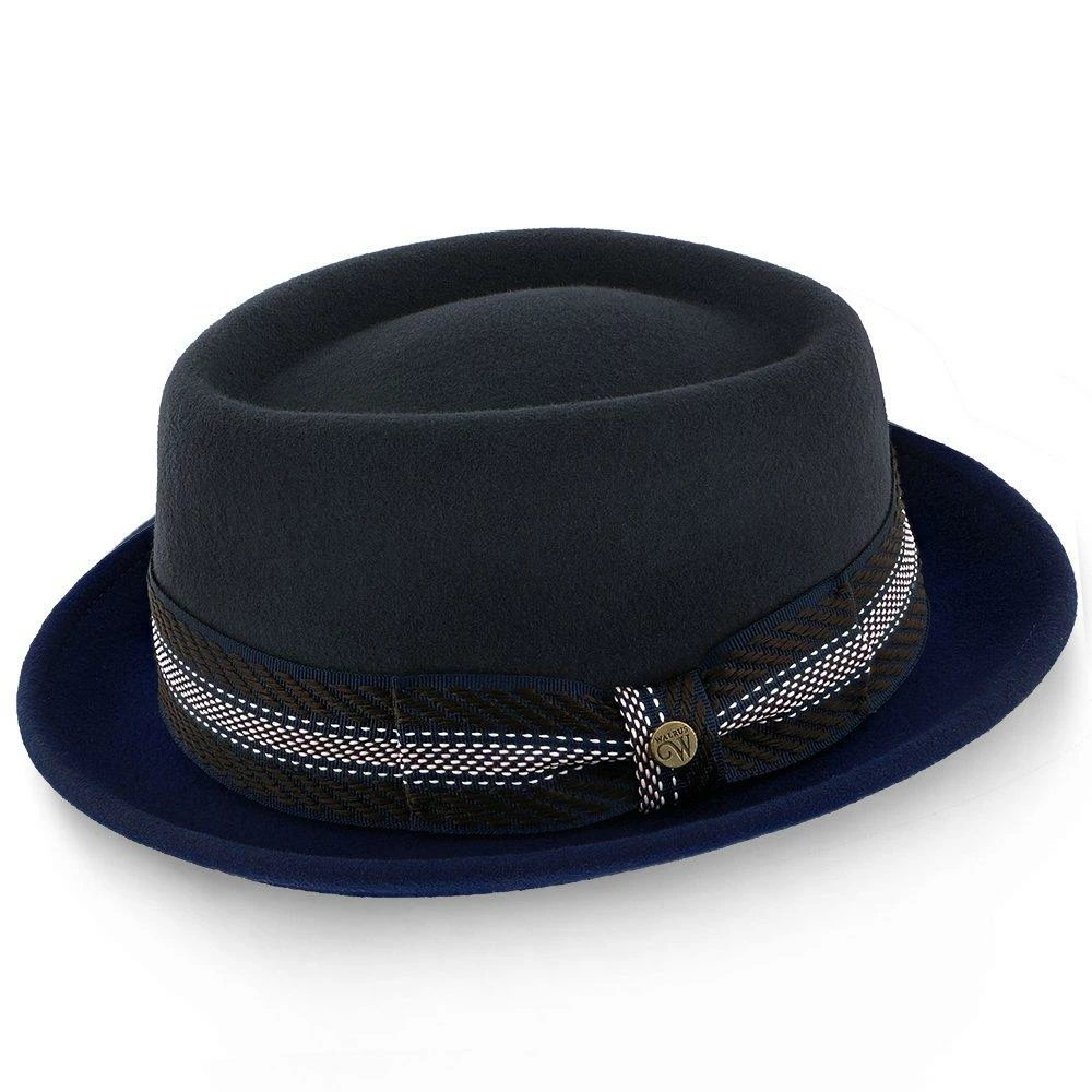 Tribute - Walrus Hats Wool Felt Pork Pie Hat - H7008 4 Tribute - Walrus Hats Wool Felt Pork Pie Hat - H7008 - Image 2