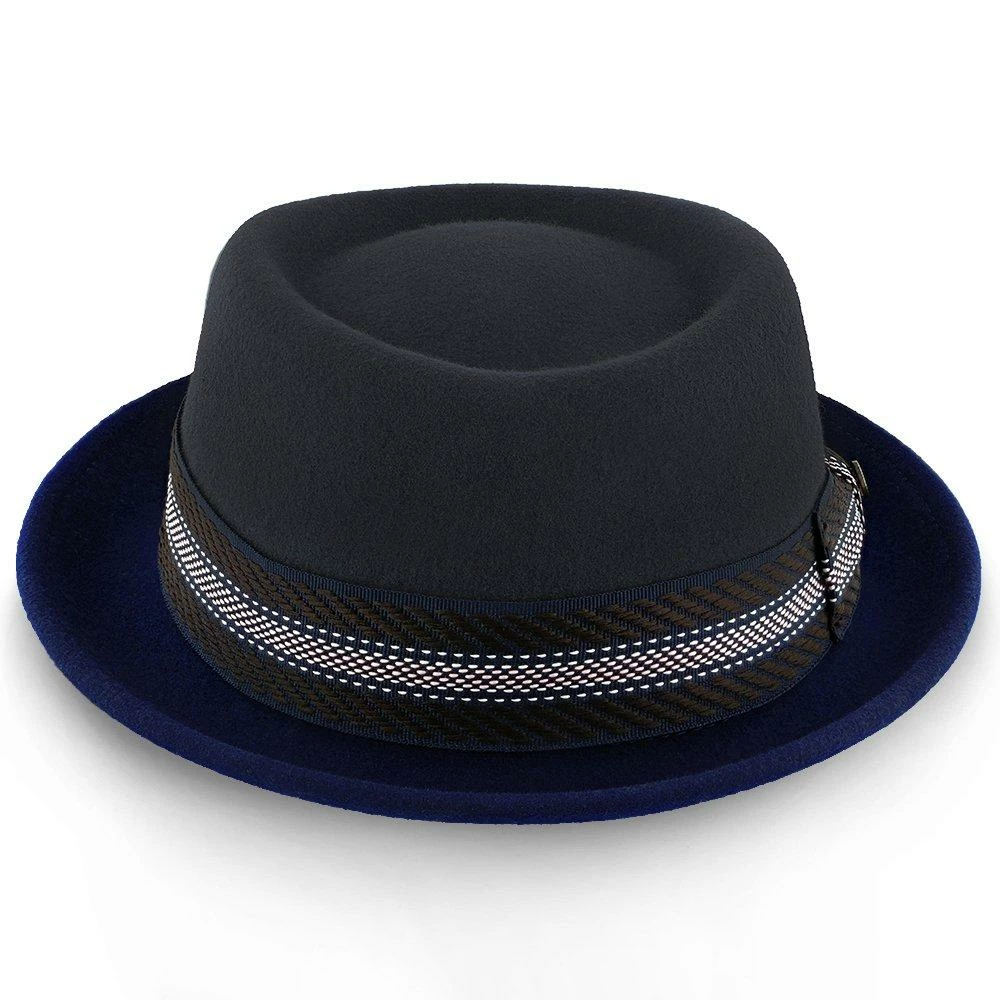 Tribute - Walrus Hats Wool Felt Pork Pie Hat - H7008 5 Tribute - Walrus Hats Wool Felt Pork Pie Hat - H7008 - Image 3