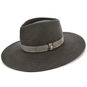Stingray - Walrus Hats Grey Wide Brim Wool Felt Fedora Hat 11 Stingray - Walrus Hats Grey Wide Brim Wool Felt Fedora Hat - Image 9