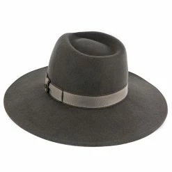 Stingray - Walrus Hats Grey Wide Brim Wool Felt Fedora Hat 18 Stingray - Walrus Hats Grey Wide Brim Wool Felt Fedora Hat -fashionablehats Sales Shop walrus hats wide brim grey one size fits most stingray walrus hats grey wide brim wool felt fedora hat hat 16708880892044