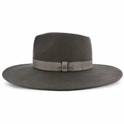 Stingray - Walrus Hats Grey Wide Brim Wool Felt Fedora Hat 17 Stingray - Walrus Hats Grey Wide Brim Wool Felt Fedora Hat -fashionablehats Sales Shop walrus hats wide brim grey one size fits most stingray walrus hats grey wide brim wool felt fedora hat hat 16708894032012