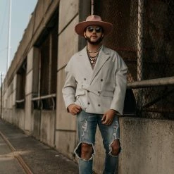 Walrus Hats Castle Pink W/ Festival Bands Wool Fedora Hat -fashionablehats Sales Shop walrus castle hat h4051pink square