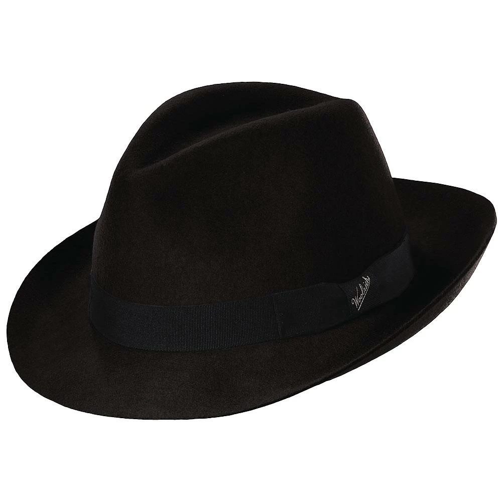 Lascar - Woolrich W5052 Grey Wool Felt Crushable Fedora Hat 4 Lascar - Woolrich W5052 Grey Wool Felt Crushable Fedora Hat - Image 2
